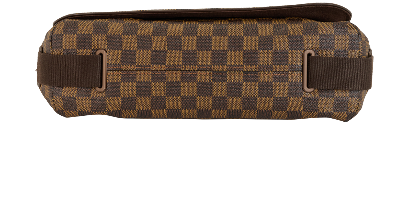 Brooklyn Messenger Bag, &pound;565, Handbags, Brown, Canvas, Top view